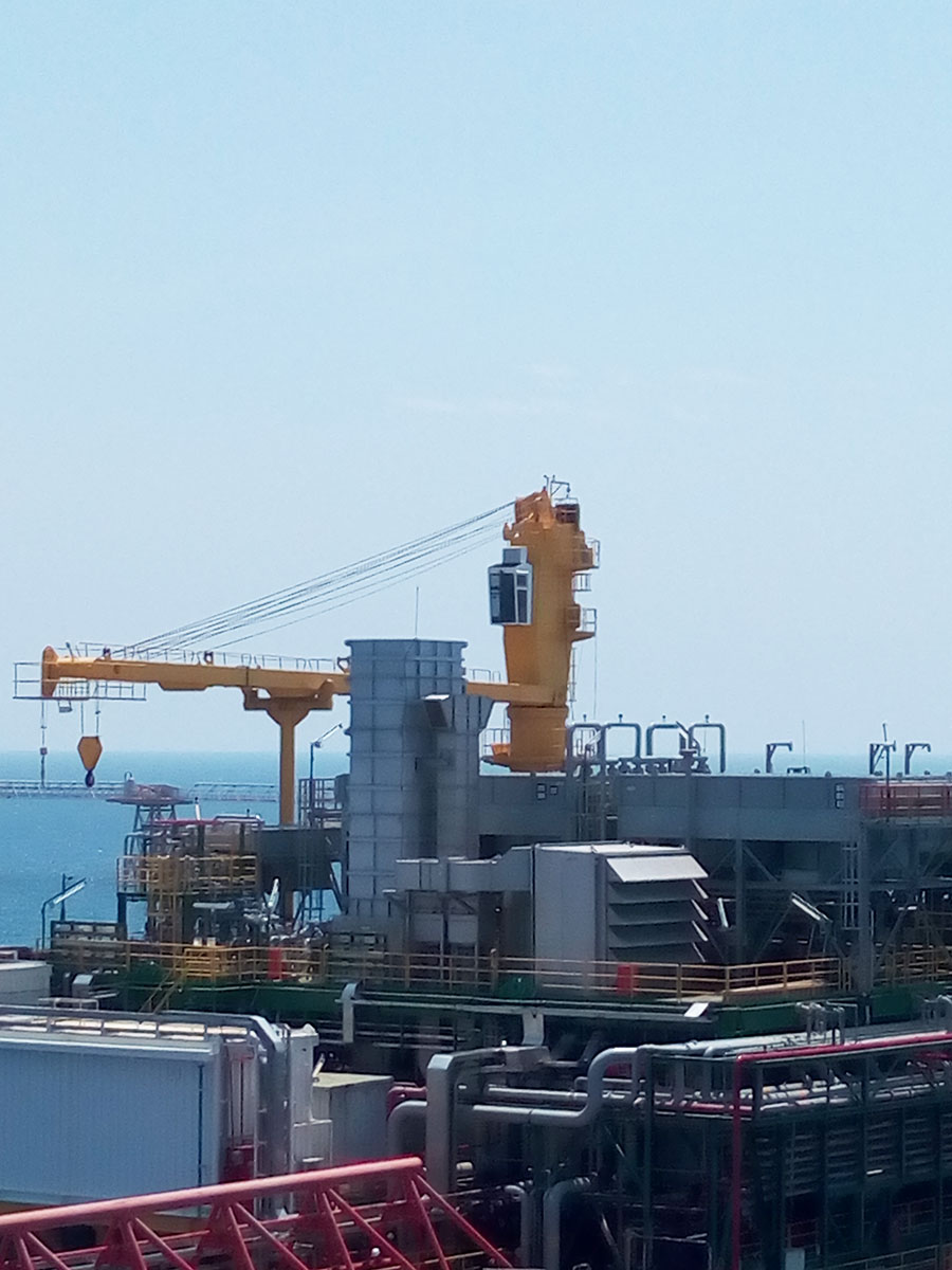 Ağır Yük Kreyni ve Açık Deniz Platformu Kreynleri